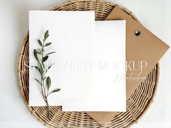 Download Minimal Mockup Wedding Invitation RSVP - Minimal mockup Collection