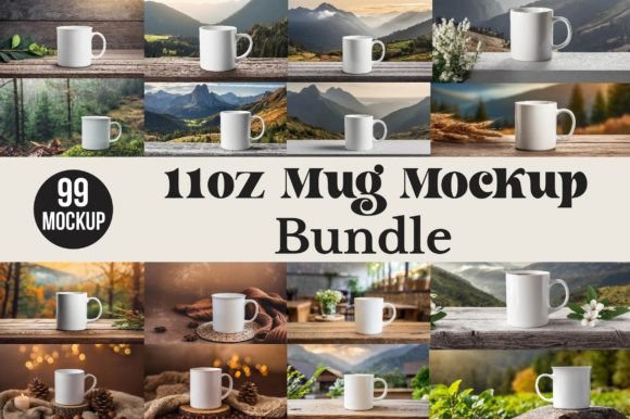 Download 11oz Mug Mockup Bundle - 11oz mug mockup Collection